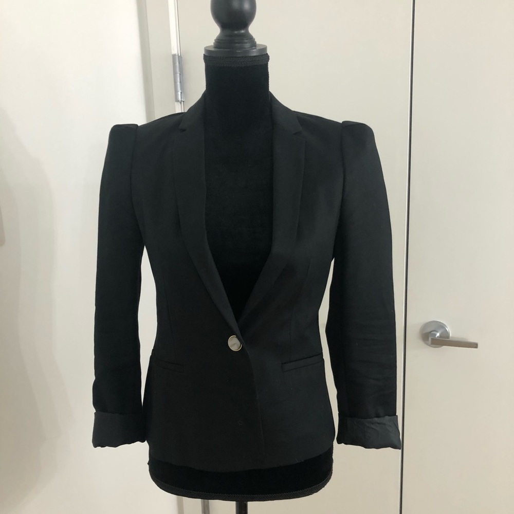 Zara Blazer with detailed shoulder